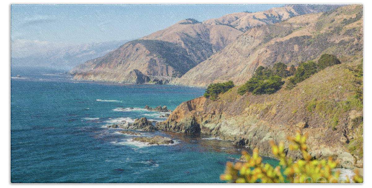 America Bath Towel featuring the photograph The Beauty of Big Sur by JR Photography