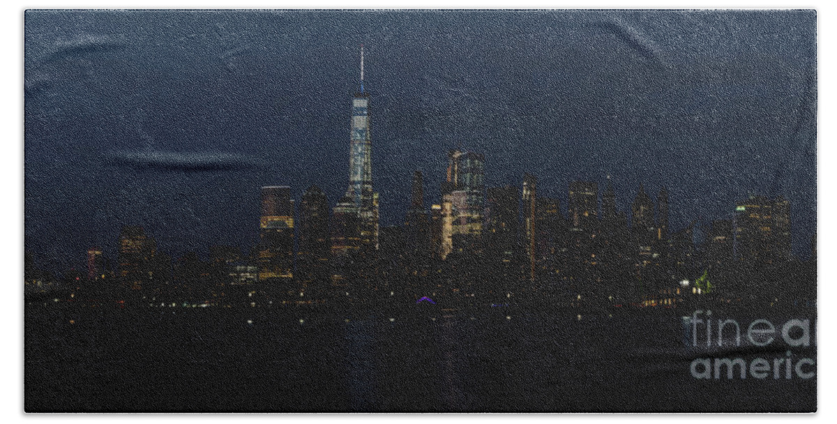 Freedom Tower Bath Towel featuring the photograph The Freedom Tower by Nicki McManus