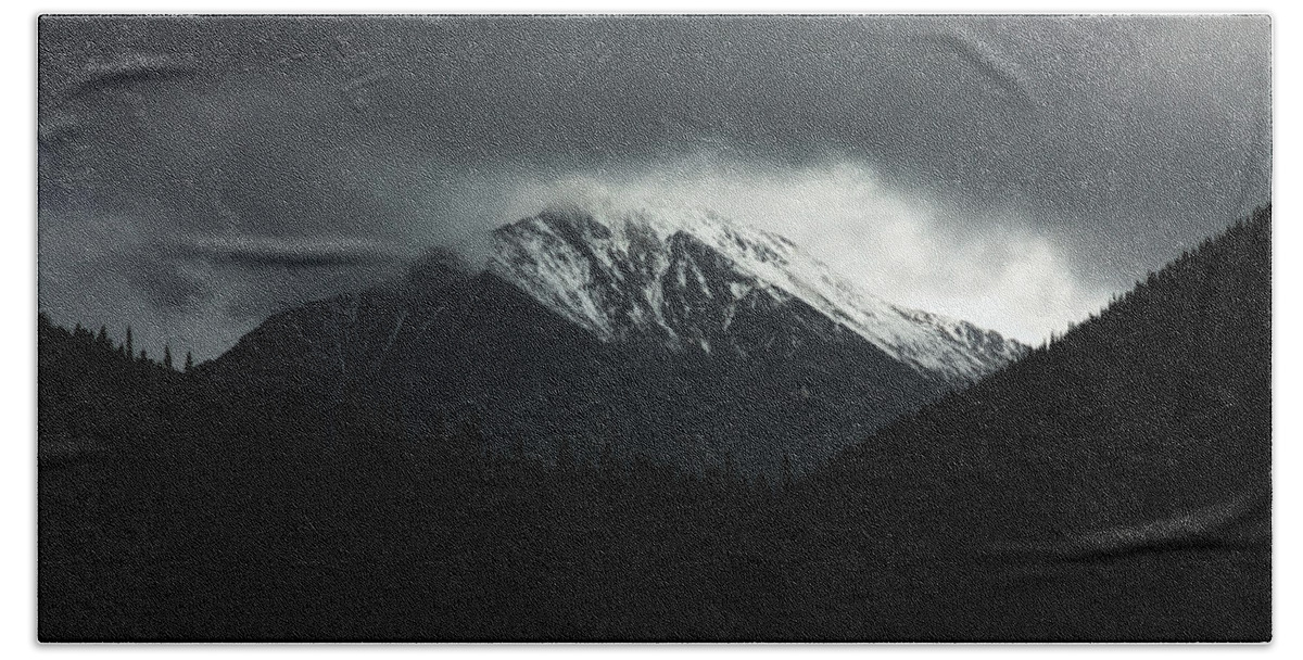 Grays Hand Towel featuring the photograph Turbulence Over Torreys by Brian Gustafson