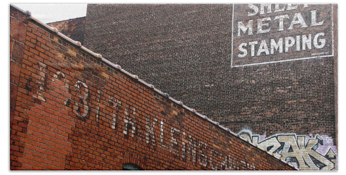 Brewery Hand Towel featuring the photograph The Kleinschmits Malt House by Char Szabo-Perricelli
