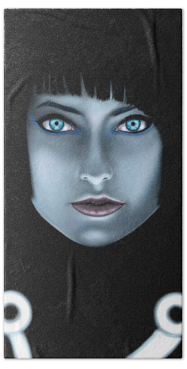 Science Fiction Bath Towel featuring the digital art The Last of the ISOs by Norman Klein