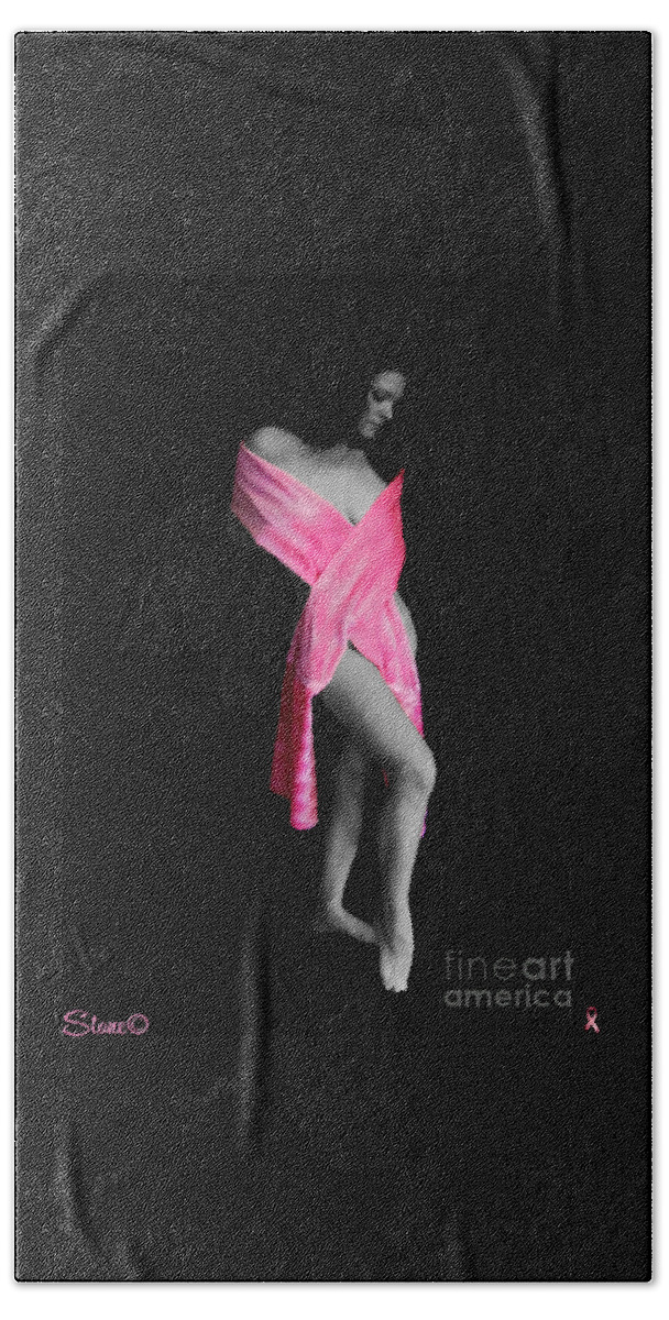 Breast Cancer Bath Towel featuring the photograph The Naked Truth It Can Happen To You Too by September Stone