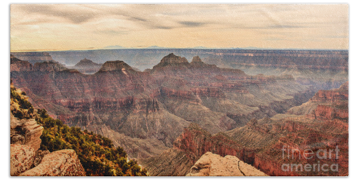 North Rim Bath Towel featuring the photograph The North Rim by Robert Bales