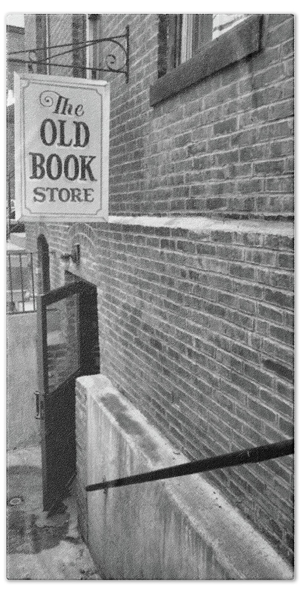 The Old Book Store Bath Towel featuring the photograph The Old Book Store by Karol Livote