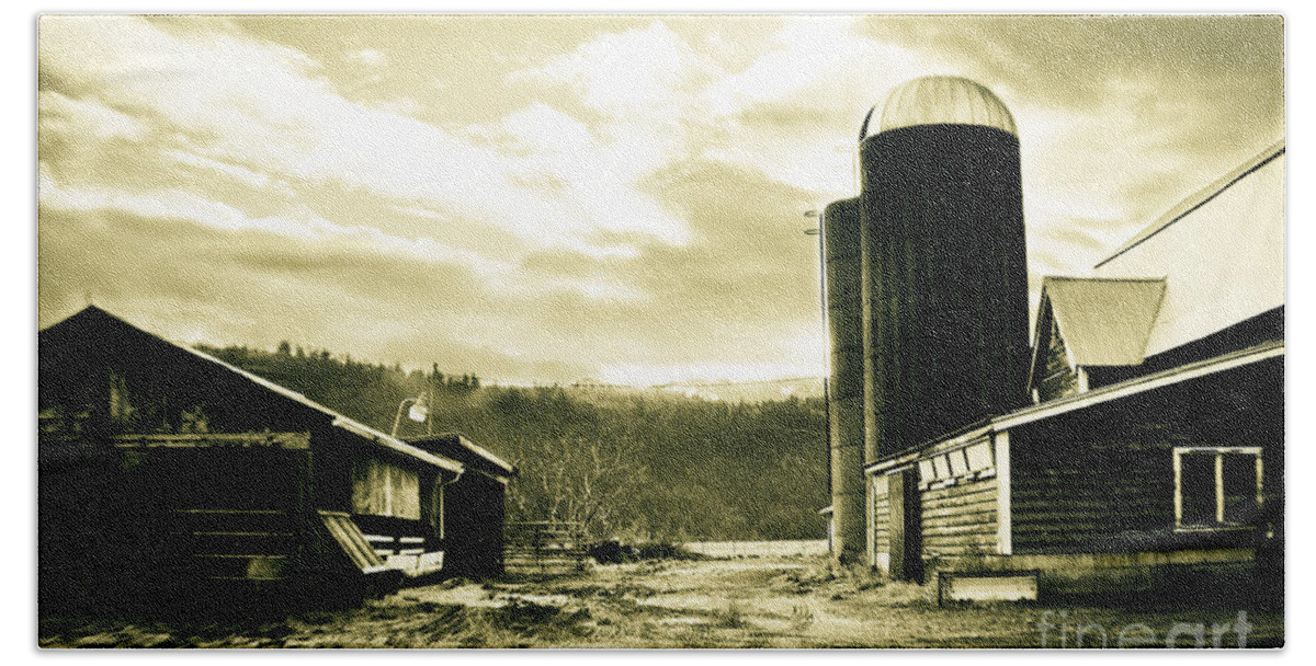 Art Hand Towel featuring the photograph The Old Farm by Clayton Bruster