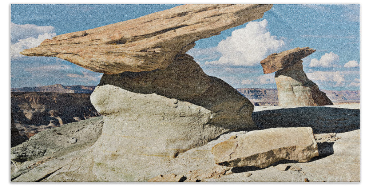 Landscape Bath Towel featuring the photograph The Rock Factory - Stud Horse Point by Sandra Bronstein