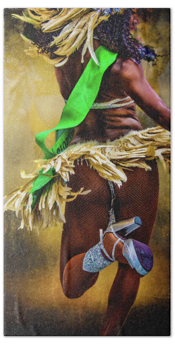 Dancer Bath Towel featuring the photograph The Samba Dancer by Chris Lord