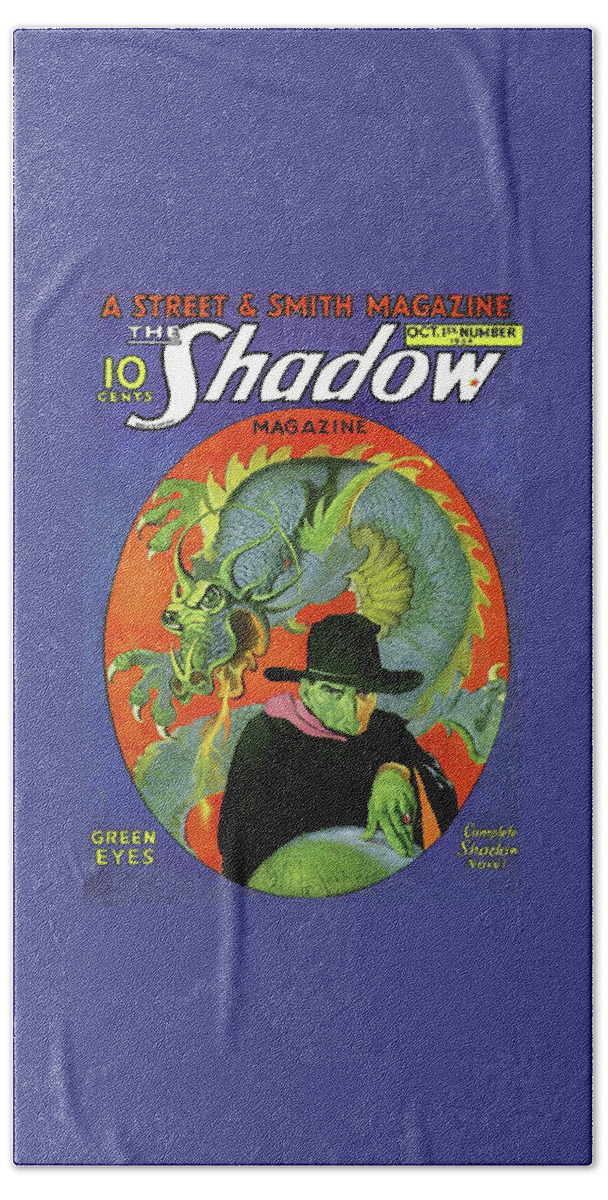 The Shadow Green Eyes Bath Sheet