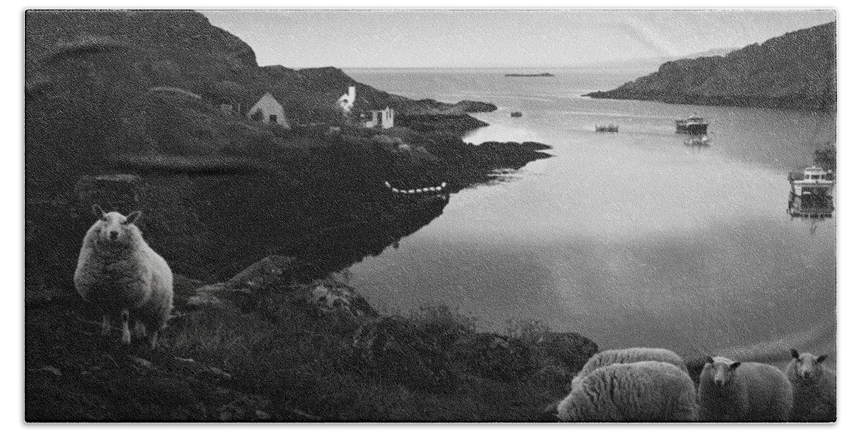 Applecross Peninsula Hand Towel featuring the photograph The Village by Dorit Fuhg