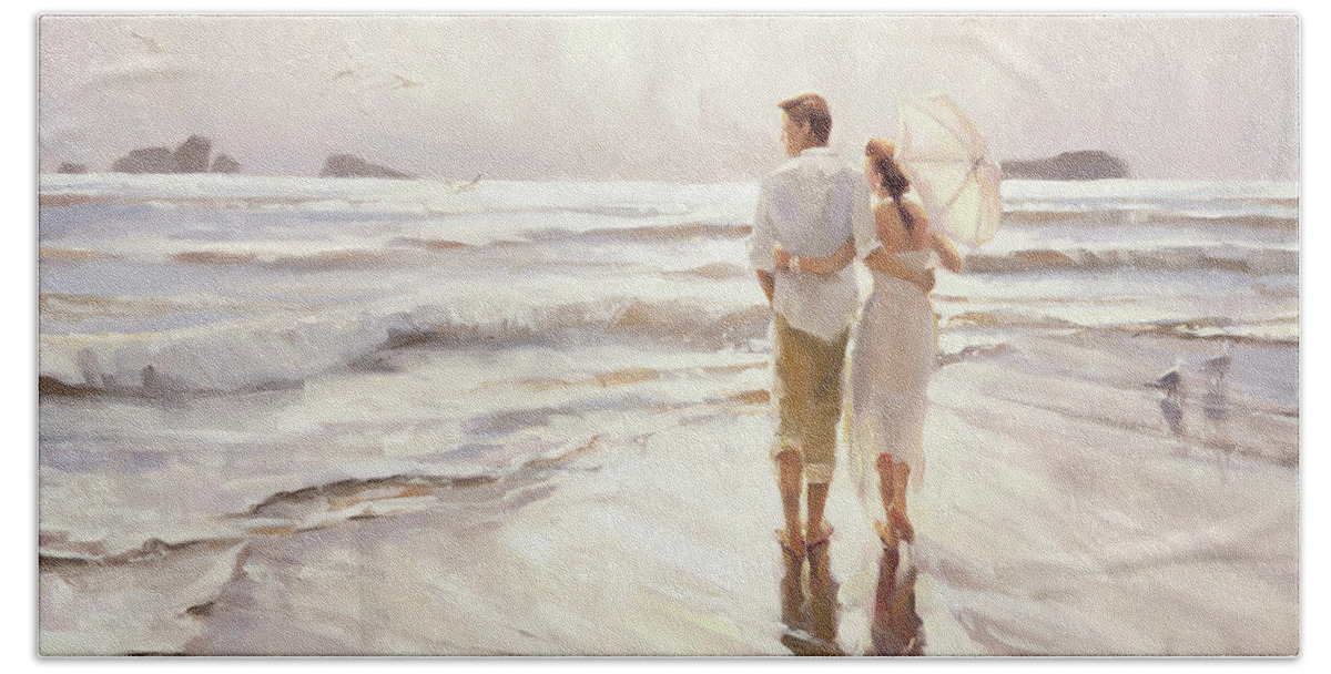 Love Hand Towel featuring the painting The Way That It Should Be by Steve Henderson
