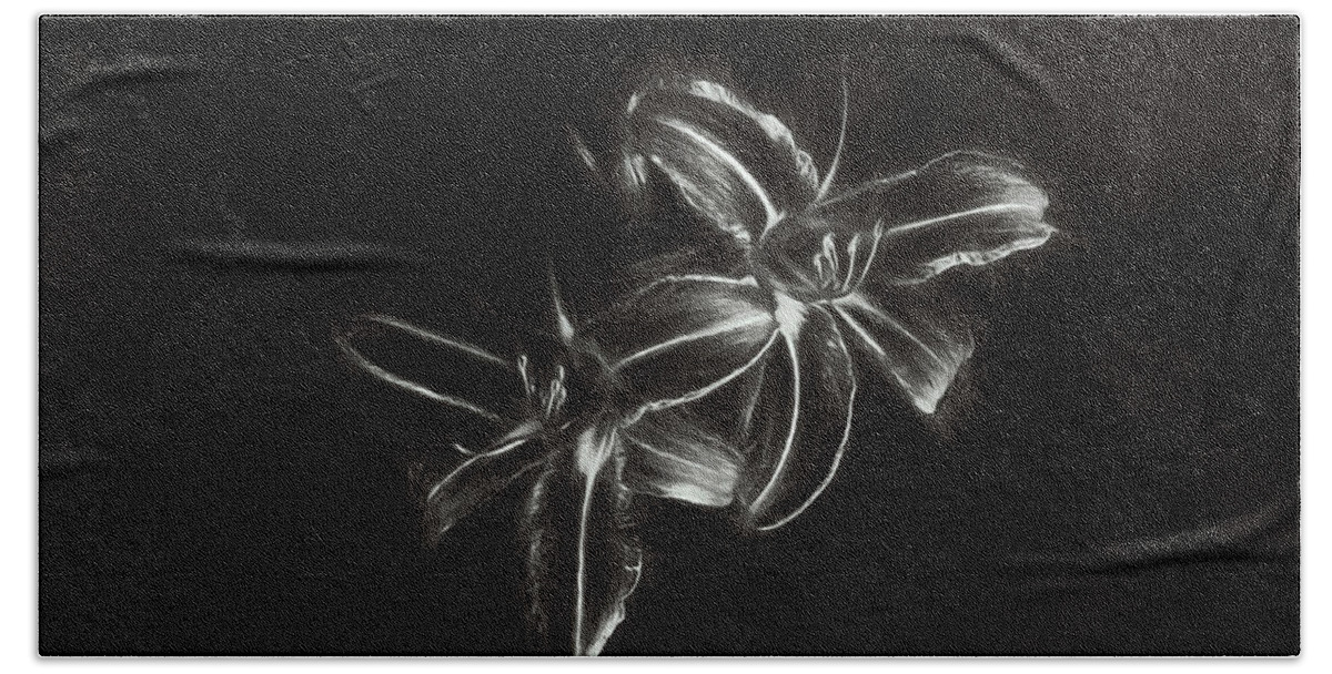 Flower Hand Towel featuring the photograph Tiger Lilies by Scott Norris