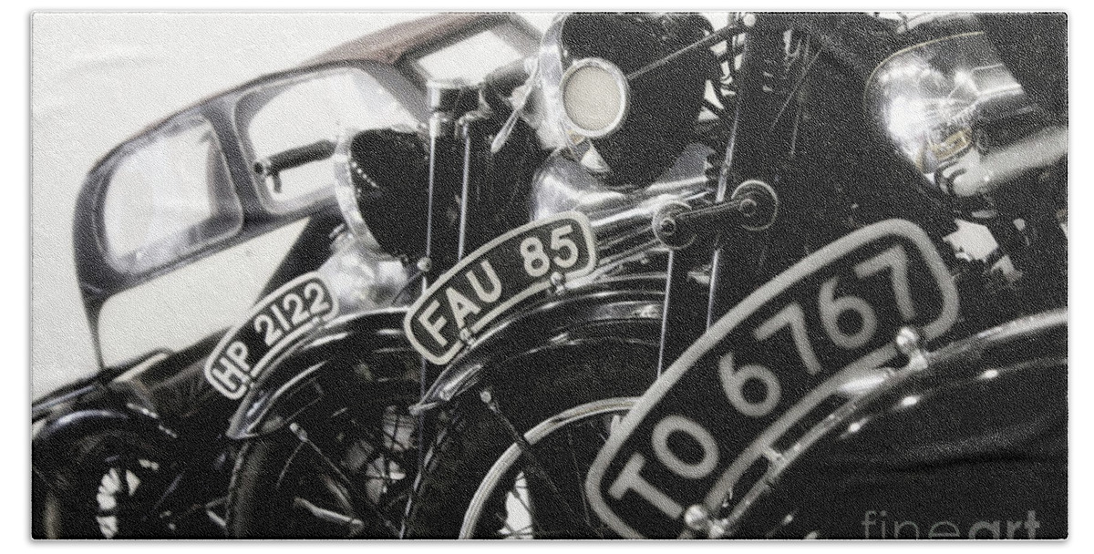 Motorcycles Bath Towel featuring the photograph Time Warp by Phil Cappiali Jr