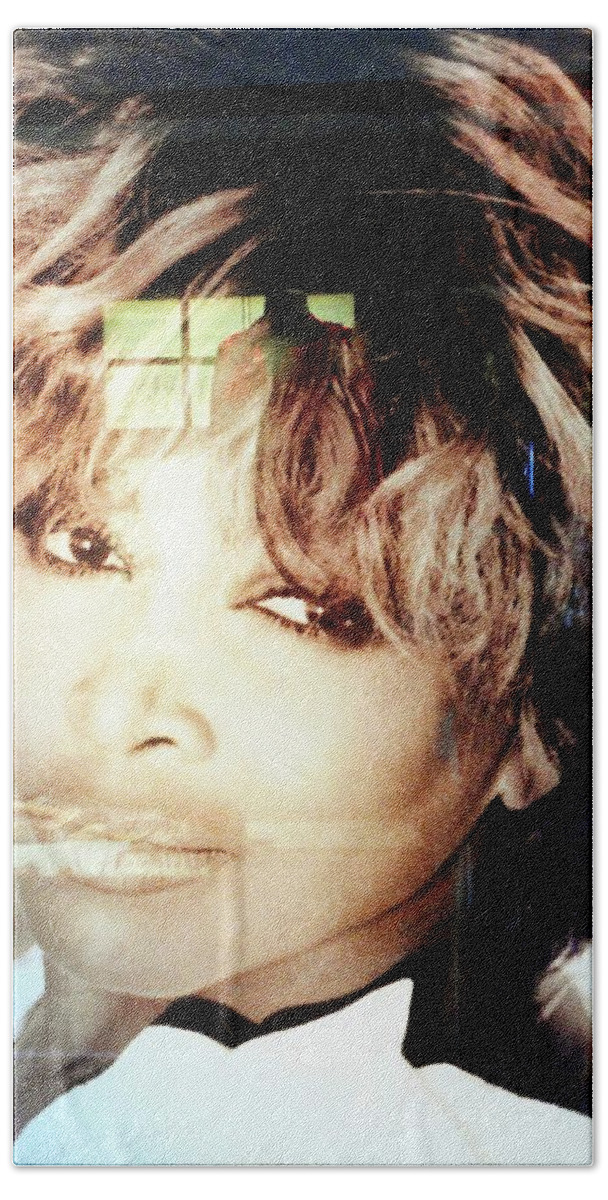 Brownsville Hand Towel featuring the photograph Tina Turner Museum 2 by Ron Kandt