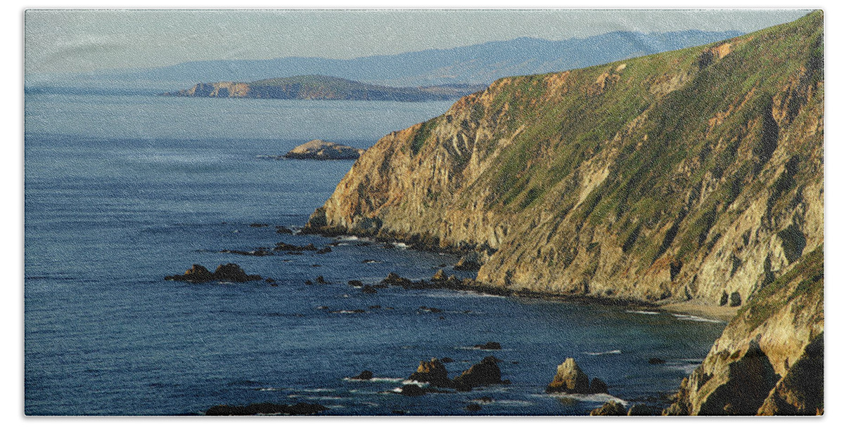 Tomales Point Hand Towel featuring the photograph Tomales Point by David Armentrout