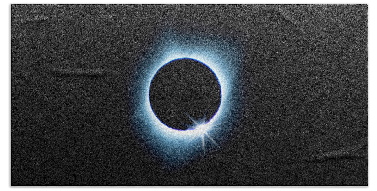 Total Solar Eclipse Bath Towel featuring the photograph Total Eclipse by JustJeffAz Photography