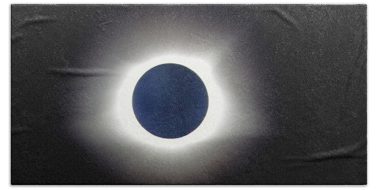 Eclipse Bath Towel featuring the photograph Blue Moon by Daniel Reed