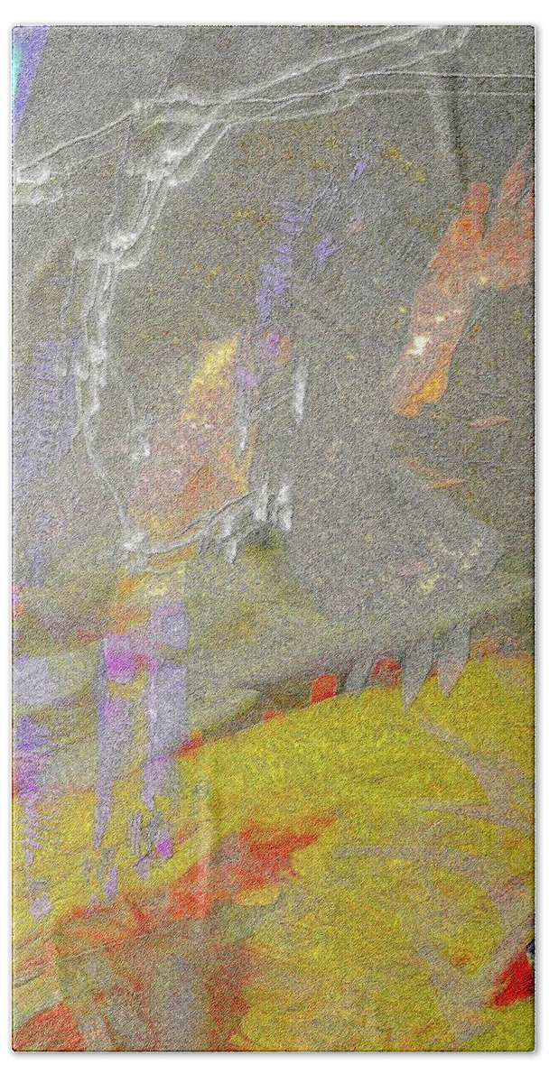 Abstract Hand Towel featuring the photograph Totally Abstract 1 by Mimulux Patricia No