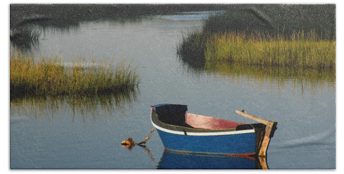 Solitude Hand Towel featuring the photograph Tranquil Cape Cod Photography by Juergen Roth