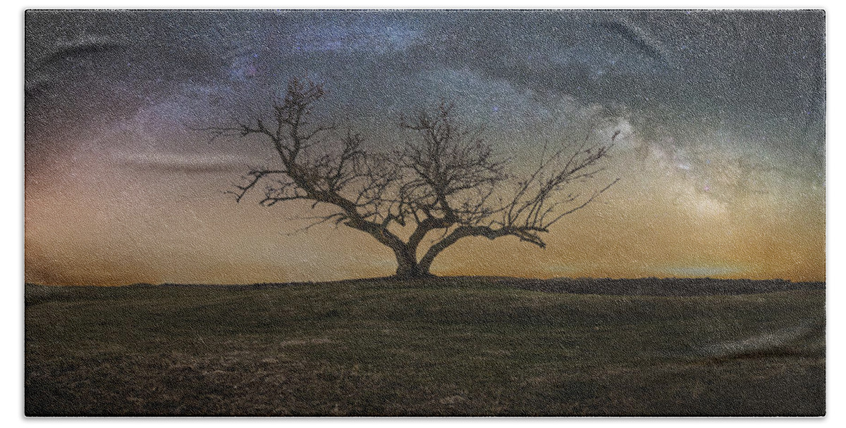 Tree Bath Towel featuring the photograph Tree of Happiness by Aaron J Groen
