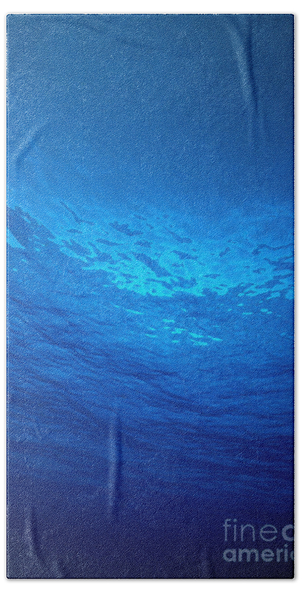 Water Bath Towel featuring the photograph Tropical Water From Below by F Stuart Westmorland