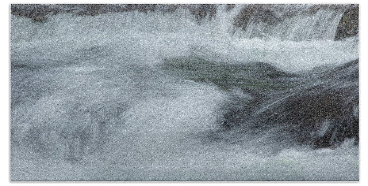 Water Hand Towel featuring the photograph Turbulence by Mike Eingle