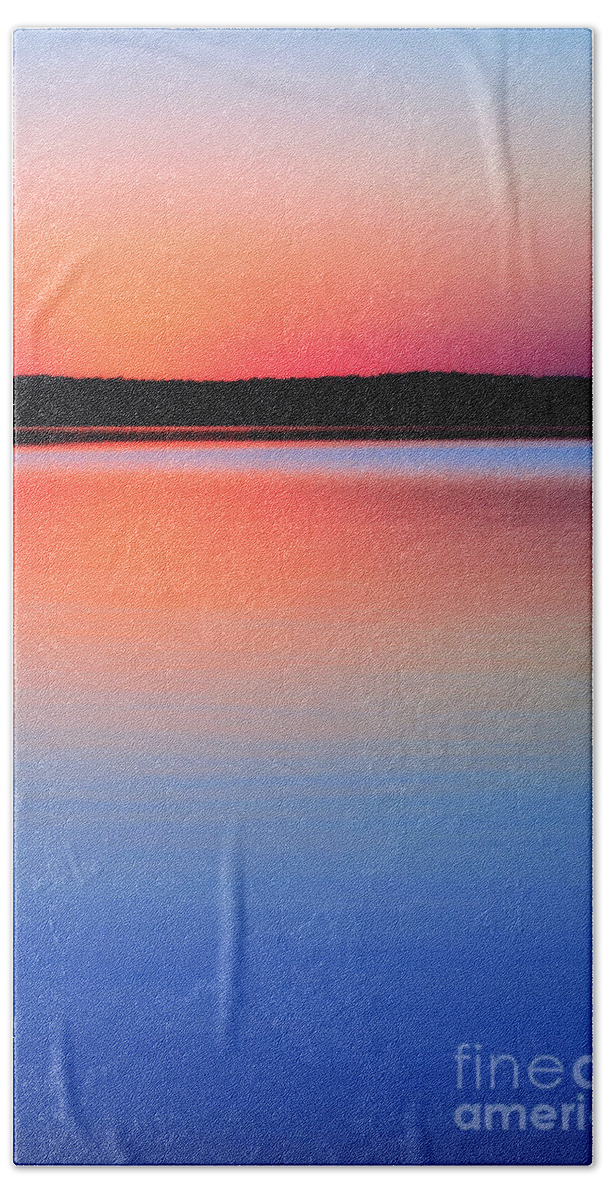 Sunset Hand Towel featuring the photograph Twilight Blush by Kelly Nowak
