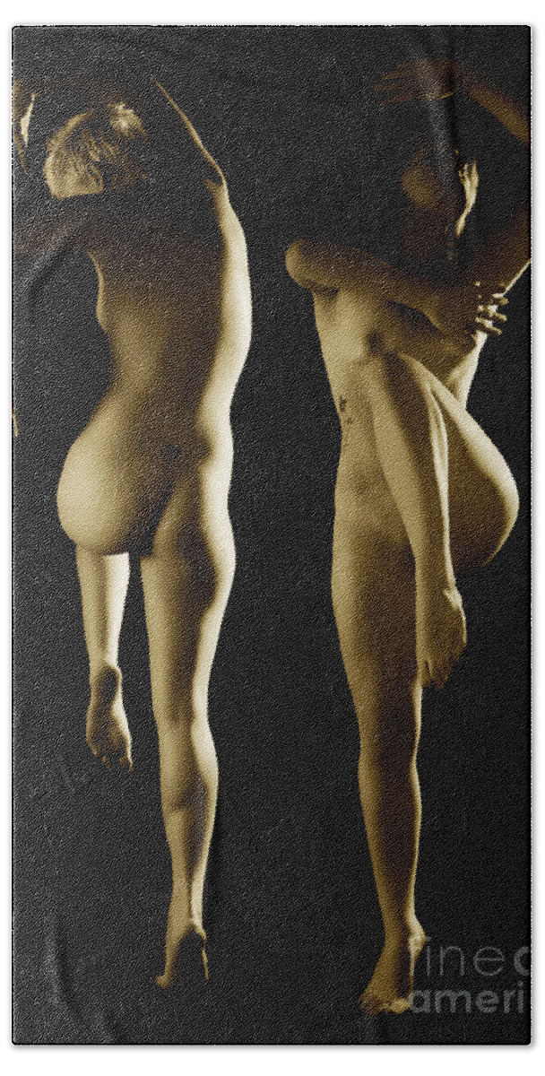 Artistic Bath Towel featuring the photograph Two Faced by Robert WK Clark