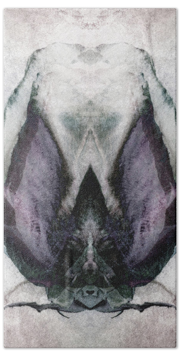 Alien Bath Sheet featuring the digital art Unknown Origin by WB Johnston