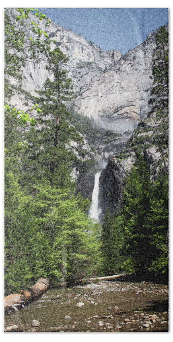 Yosemite Hand Towel featuring the photograph Upper Lower by Ryan Weddle