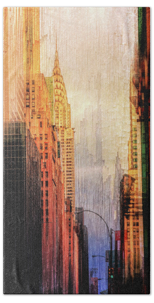Urban Hand Towel featuring the photograph Urban Abstract by John Rivera