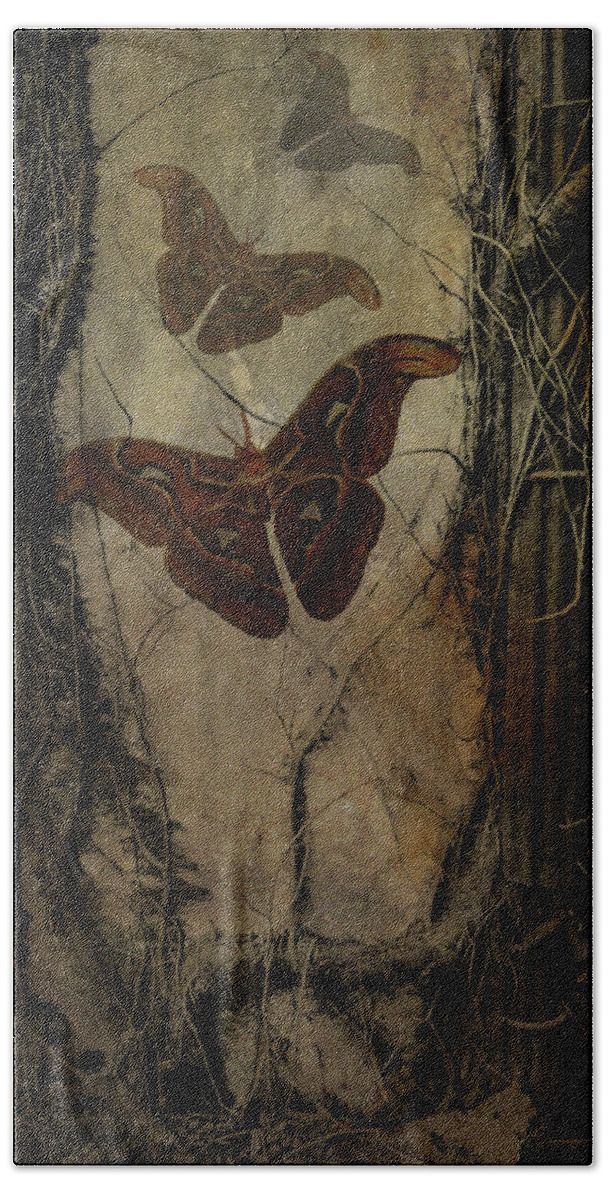 Moth Hand Towel featuring the photograph Vast Congeries of Vital Forces by Char Szabo-Perricelli