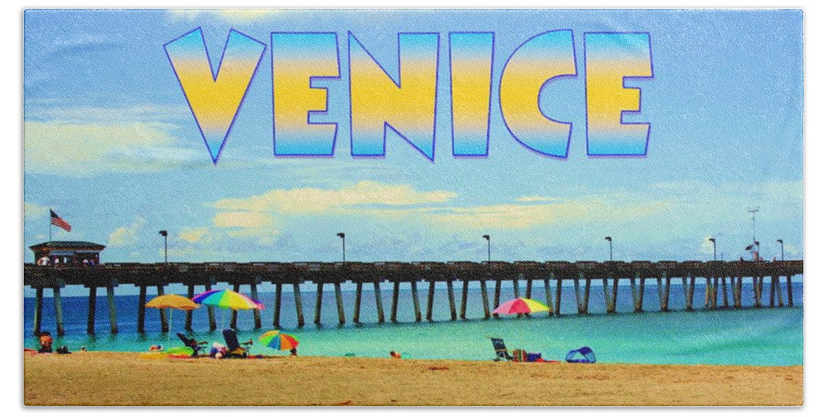 Beach Bath Towel featuring the photograph Venice Florida by Robert Wilder Jr