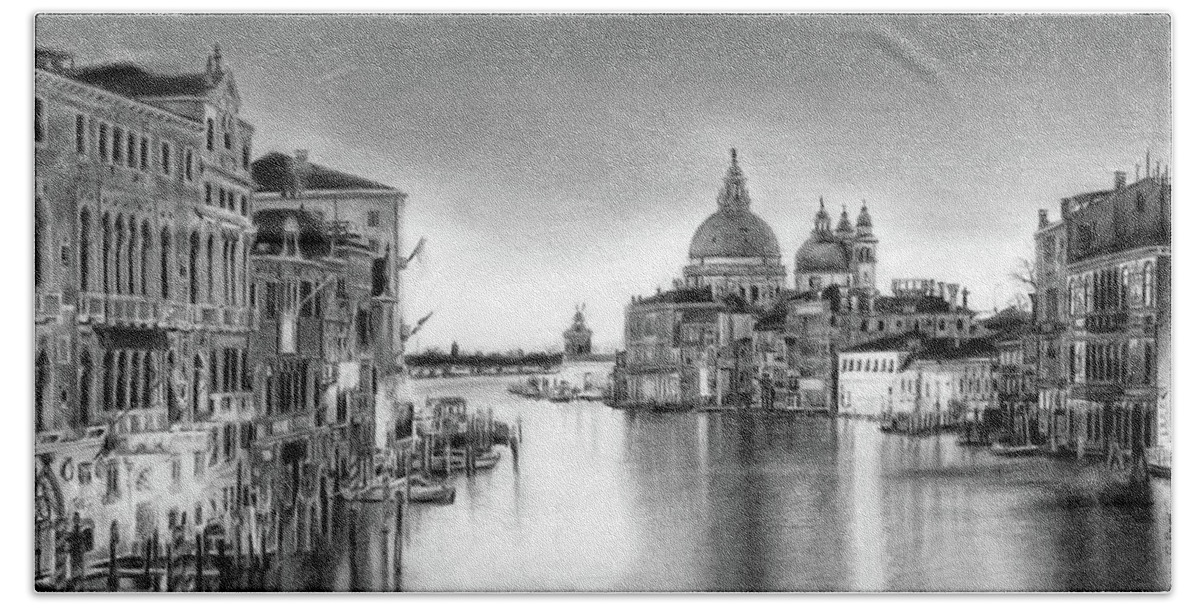 Digital Color Pencil Drawing of a Vaporetto on the Grand Canal in Venice –  Charles W. Bailey, Jr., Digital Artist