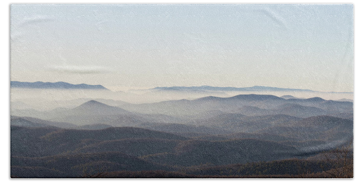 View Hand Towel featuring the photograph View from Blood Mountain by Paul Rebmann