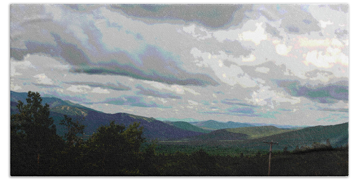 Photograph Hand Towel featuring the photograph View from Mount Washington III by Suzanne Gaff