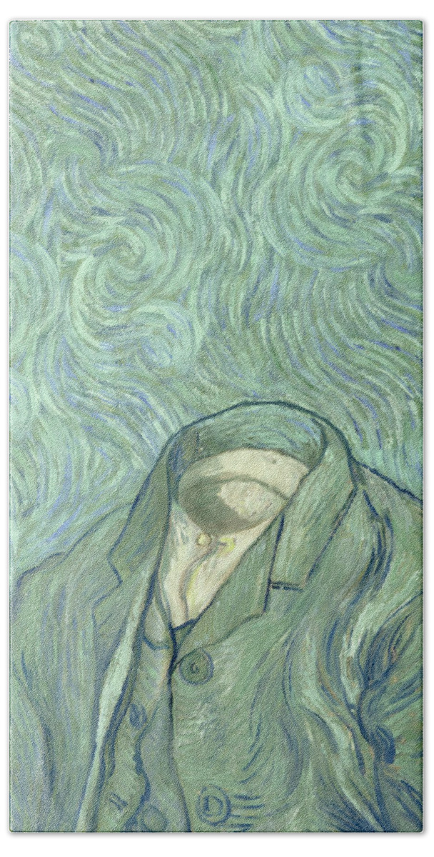 Van Gogh Bath Towel featuring the painting Vincent van Gone by Arie Van der Wijst