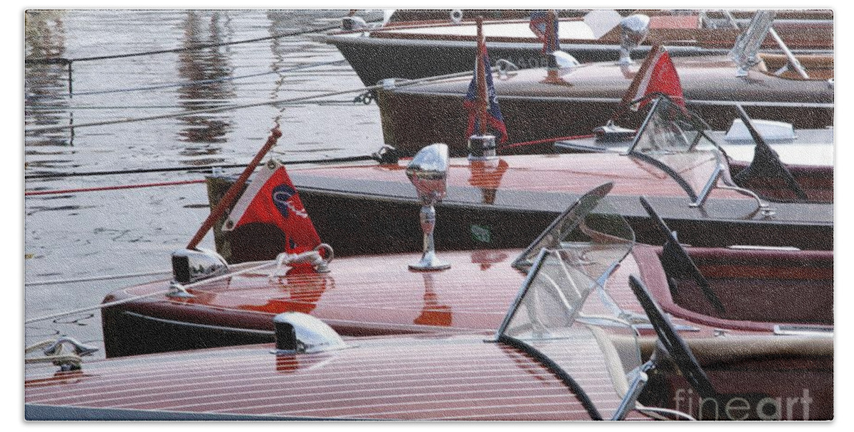 Boat Bath Towel featuring the photograph Vintage Boats by Neil Zimmerman
