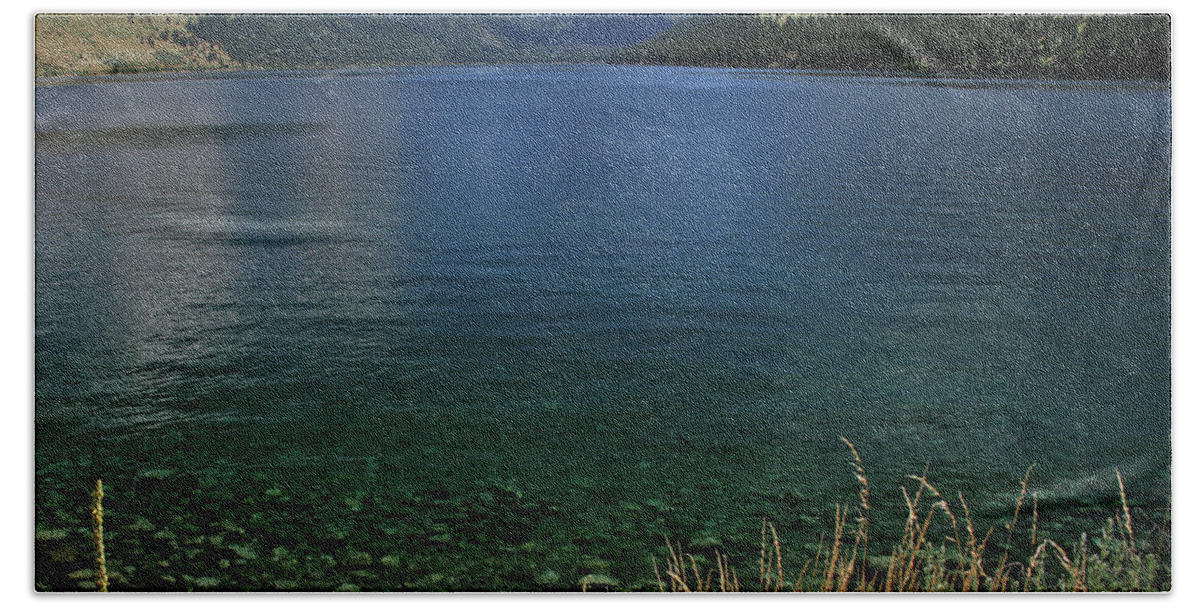 Wallowa Lake Bath Towel featuring the photograph Wallowa Lake Hot July Afternoon by Ed Riche