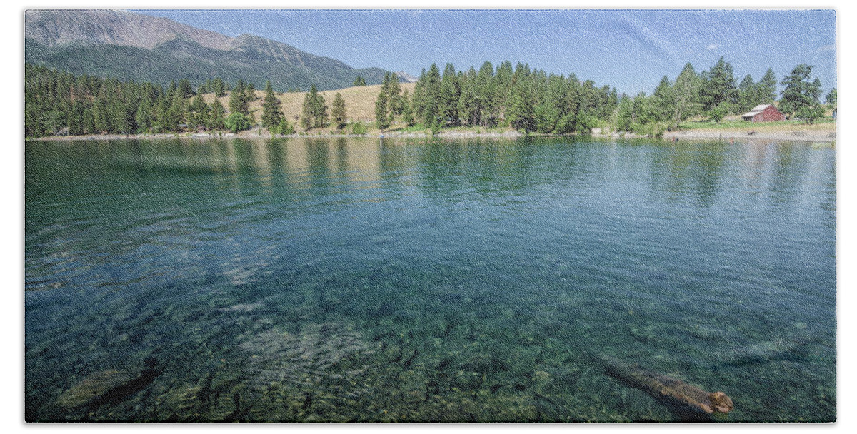 Wallowa Mountains Hand Towel featuring the photograph Wallowa Lake No.3 by Margaret Pitcher