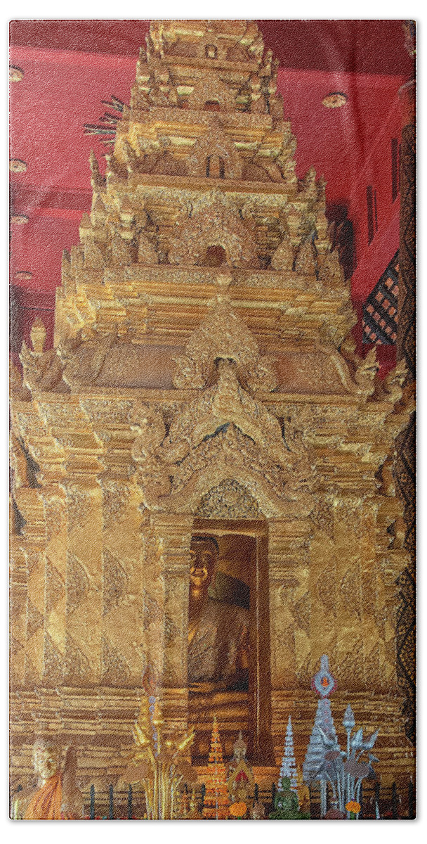 Scenic Bath Towel featuring the photograph Wat Phra That Lampang Luang Phra Wihan Luang Phra Chao Lang Thong DTHLA0041 by Gerry Gantt