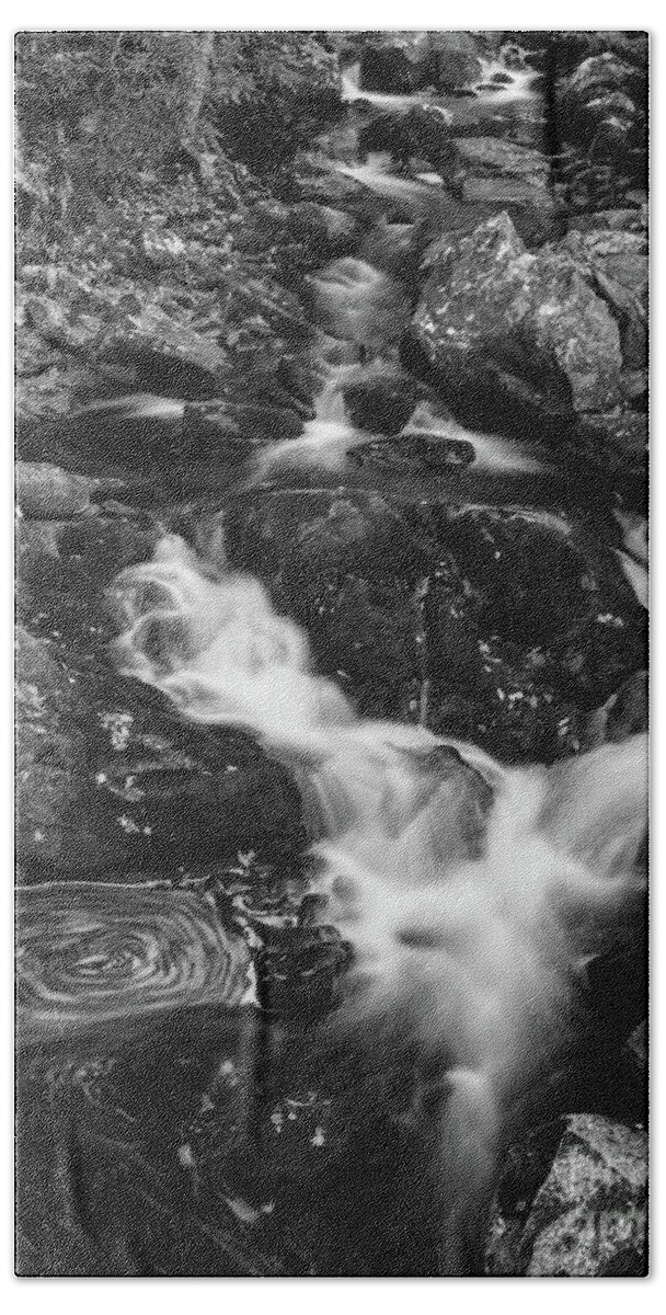 Stream Bath Towel featuring the photograph Watching the River Flow by John Greco