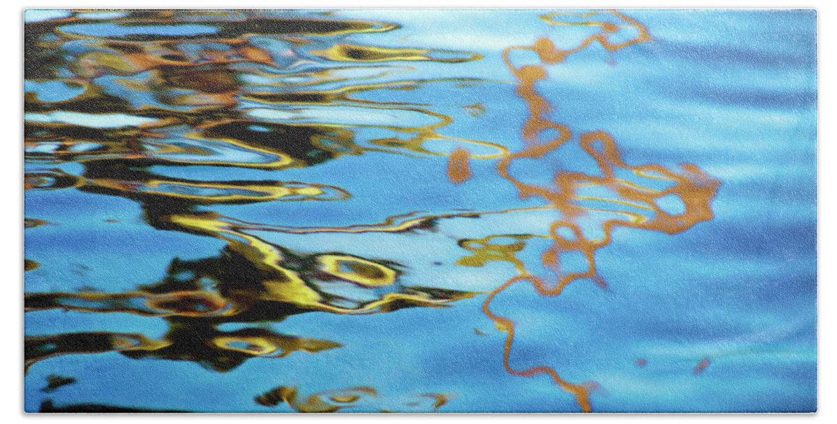 Reflection Hand Towel featuring the photograph Water Color by Christopher Johnson