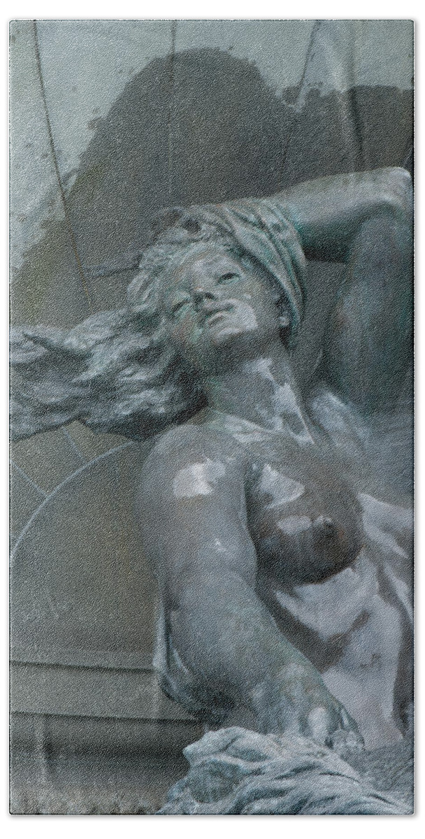 Artistry Hand Towel featuring the photograph Water nymph by Brian Green
