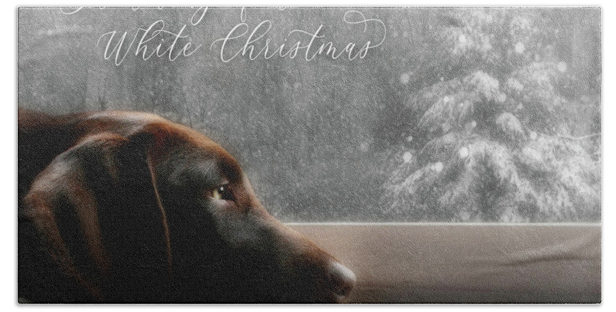 Christmas Bath Towel featuring the photograph White Christmas by Lori Deiter