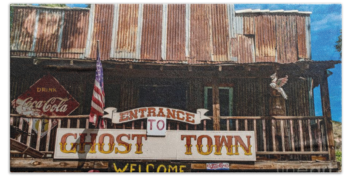 Jerome Arizona Hand Towel featuring the photograph Southwest by Buddy Morrison