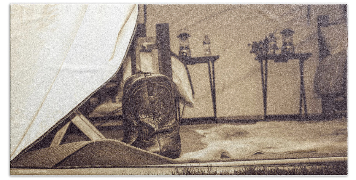 Classic Bath Towel featuring the photograph Wild West Wears by Dennis Dempsie