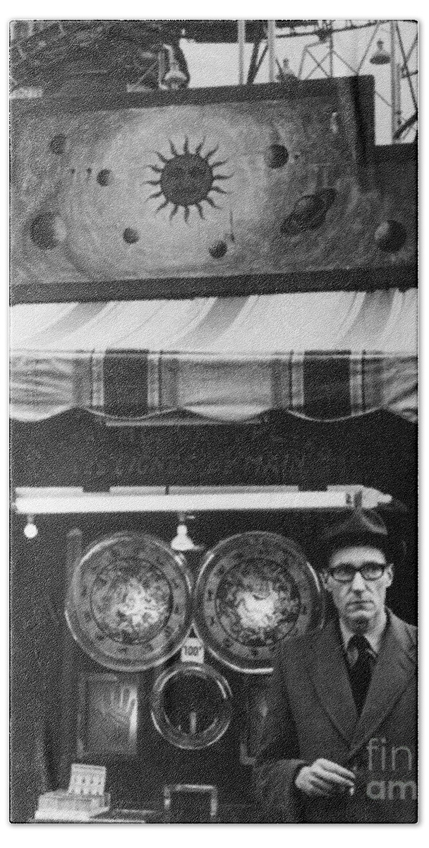 1960s Bath Towel featuring the photograph William Burroughs by Granger