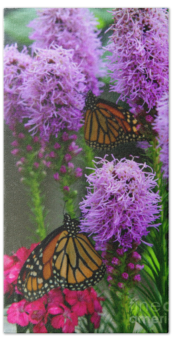 Nature Bath Towel featuring the photograph Winged Beauties by Crystal Nederman