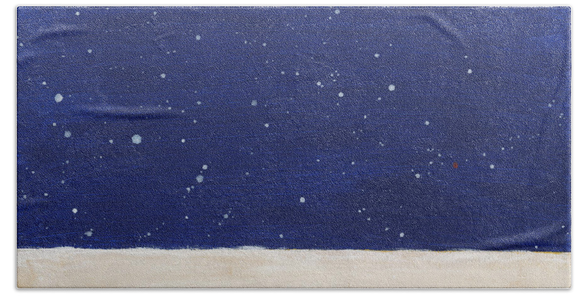 Winter Hand Towel featuring the painting Winter Solstice by Phil Strang