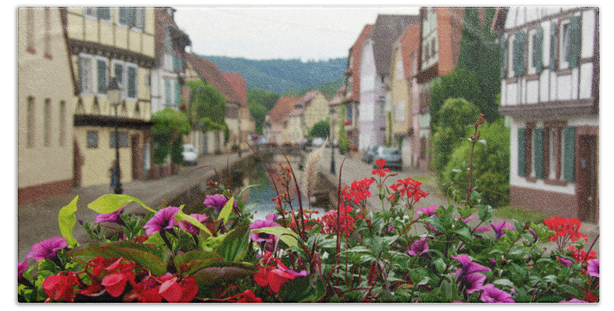 Wissembourg Hand Towel featuring the photograph Wissembourg, France by Rebekah Zivicki
